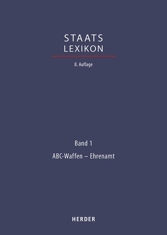 Produktbild: Staatslexikon