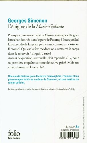 Produktbild: L'&eacute;nigme de la Marie-Galante