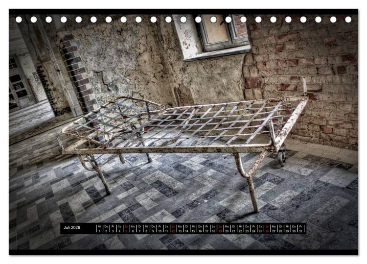Produktbild: Lost Places, Vergessene Orte / AT-Version (Tischkalender 2026 DIN A5 quer), CALVENDO Monatskalender