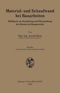 Produktbild: Material- und Zeitaufwand bei Bauarbeiten