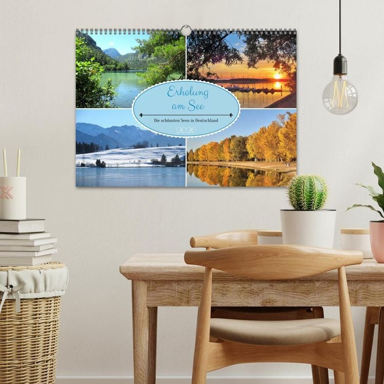 Produktbild: Erholung am See - Die sch&ouml;nsten Seen in Deutschland (Wandkalender 2026 DIN A3 quer), CALVENDO Monatskalender