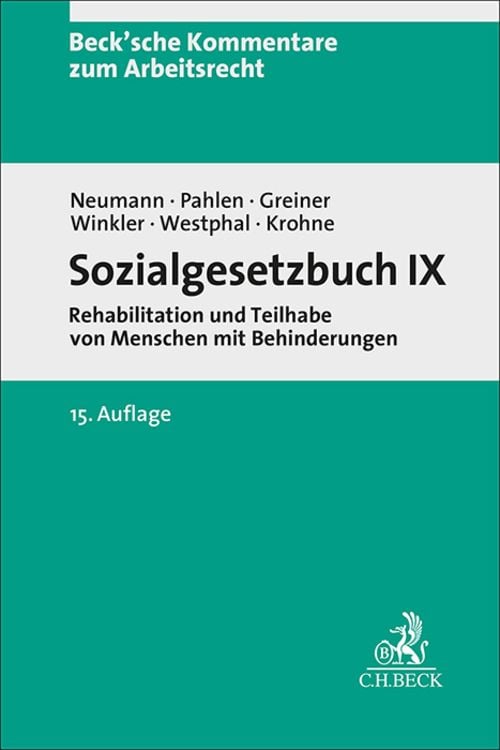 Produktbild: Sozialgesetzbuch IX