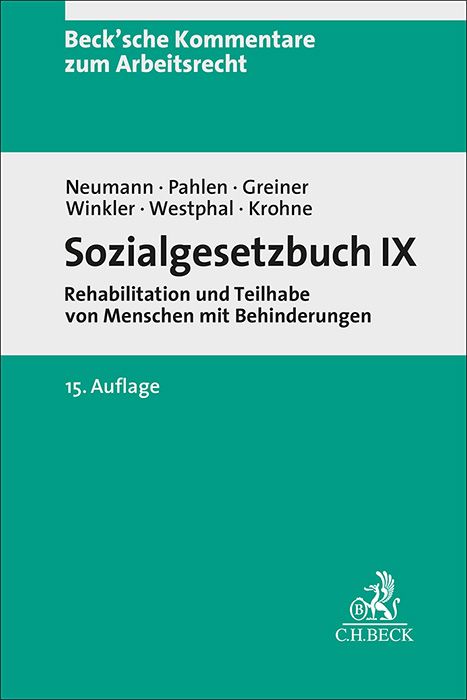 Produktbild: Sozialgesetzbuch IX. SGB IX