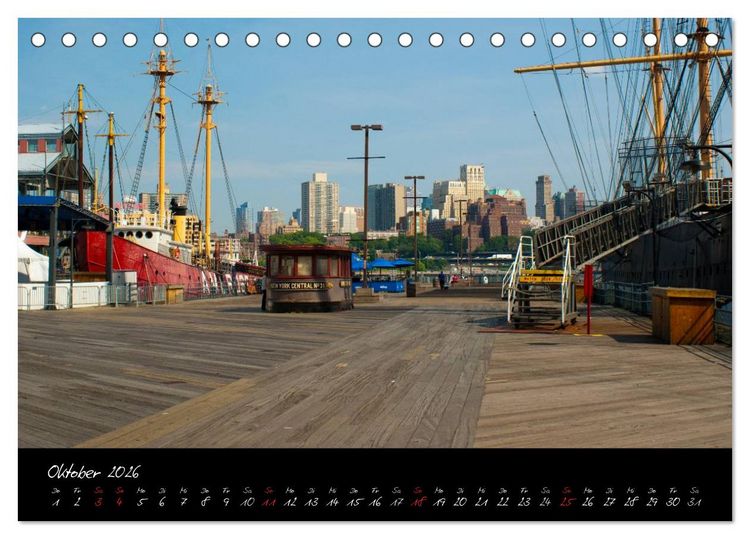 Produktbild: Ansichten einer Stadt: New York (Tischkalender 2026 DIN A5 quer), CALVENDO Monatskalender