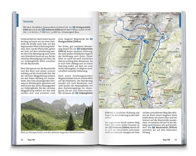 Produktbild: KOMPASS Wanderf&uuml;hrer Dachstein-Tauern Ost, 70 Touren mit Extra-Tourenkarte