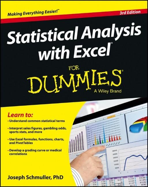 Produktbild: Statistical Analysis with Excel For Dummies