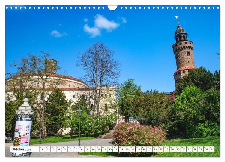 Produktbild: G&ouml;rlitz - Europas verborgene Sch&ouml;nheit an der Nei&szlig;e (Wandkalender 2026 DIN A3 quer), CALVENDO Monatskalender