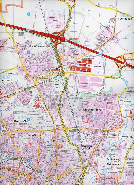 Produktbild: Falk Stadtplan Extra Standardfaltung Leipzig