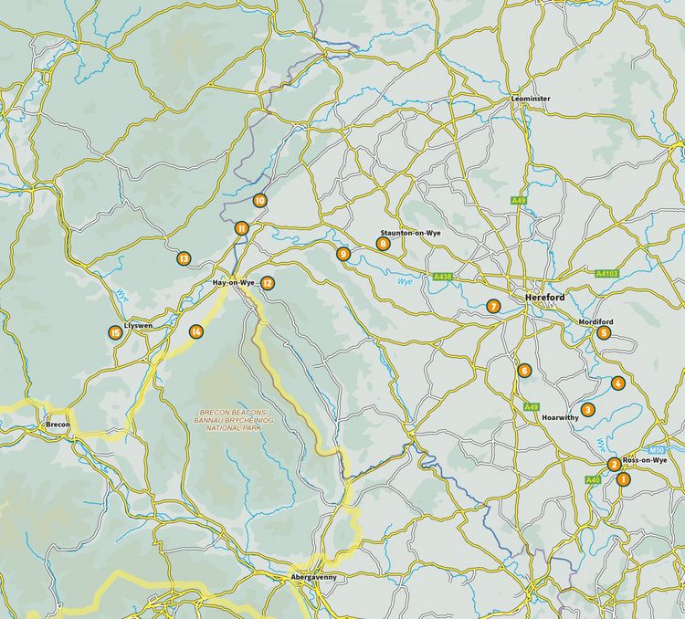Produktbild: 15 Short Walks in the Wye Valley