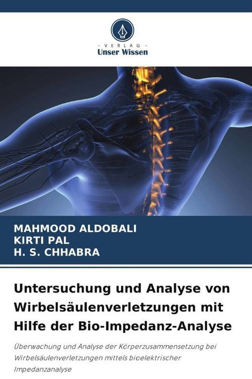 Produktbild: Untersuchung und Analyse von Wirbels&auml;ulenverletzungen mit Hilfe der Bio-Impedanz-Analyse