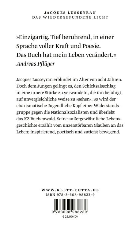 Produktbild: Das wiedergefundene Licht