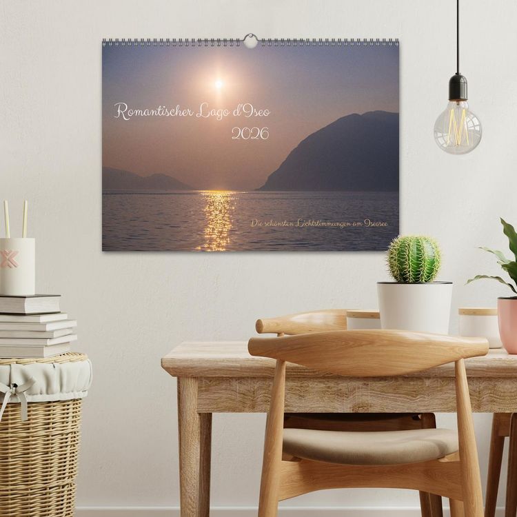 Produktbild: Romantischer Lago d'Iseo (Wandkalender 2026 DIN A3 quer), CALVENDO Monatskalender