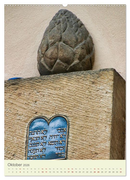 Produktbild: J&uuml;disches Prag (Wandkalender 2026 DIN A2 hoch), CALVENDO Monatskalender
