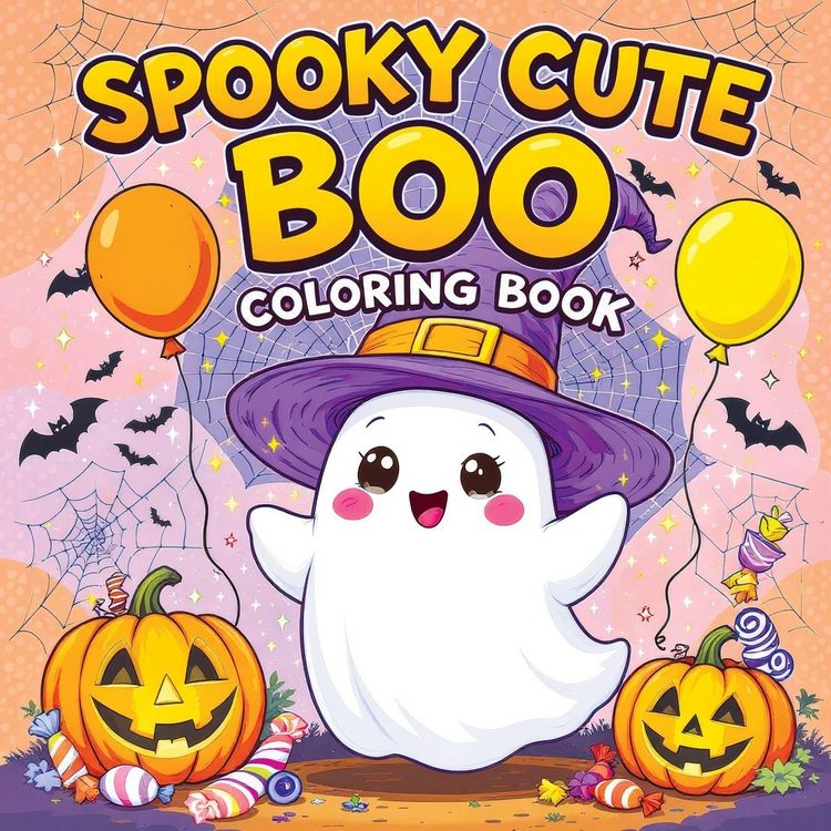 Produktbild: Spooky Cute Boo Coloring Book