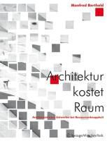 Produktbild: Architektur kostet Raum