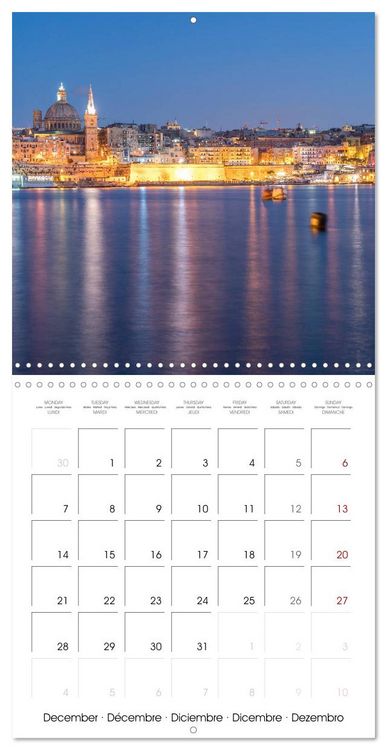 Produktbild: Malta - Gozo and Comino (Wall Calendar 2026 12 &times; 12 Inch) CALVENDO 12 Month Wall Calendar