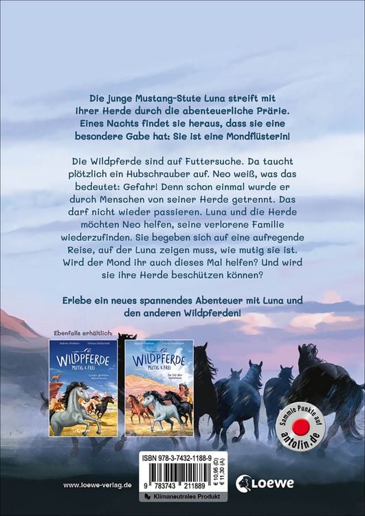 Produktbild: Wildpferde - mutig und frei (Band 3) - Flucht in die Berge