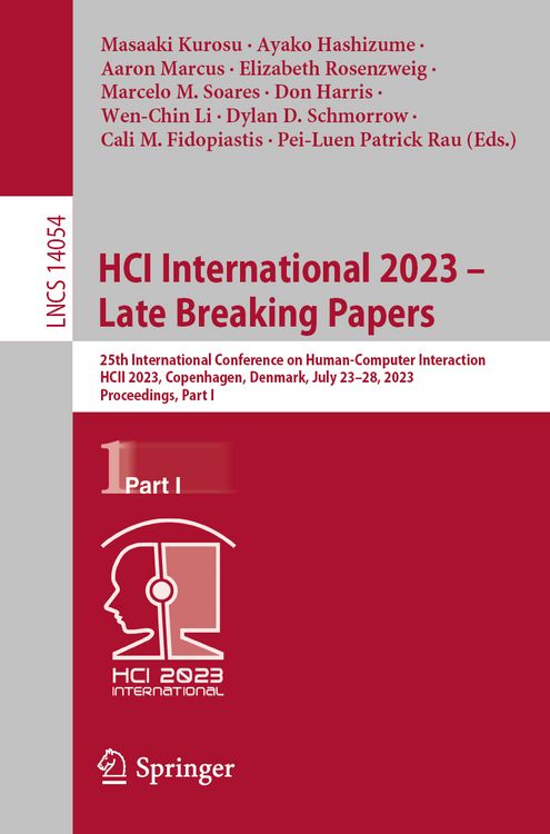 Produktbild: HCI International 2023 &ndash; Late Breaking Papers