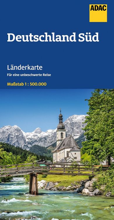 Produktbild: ADAC L&auml;nderkarte Deutschland S&uuml;d 1:500.000