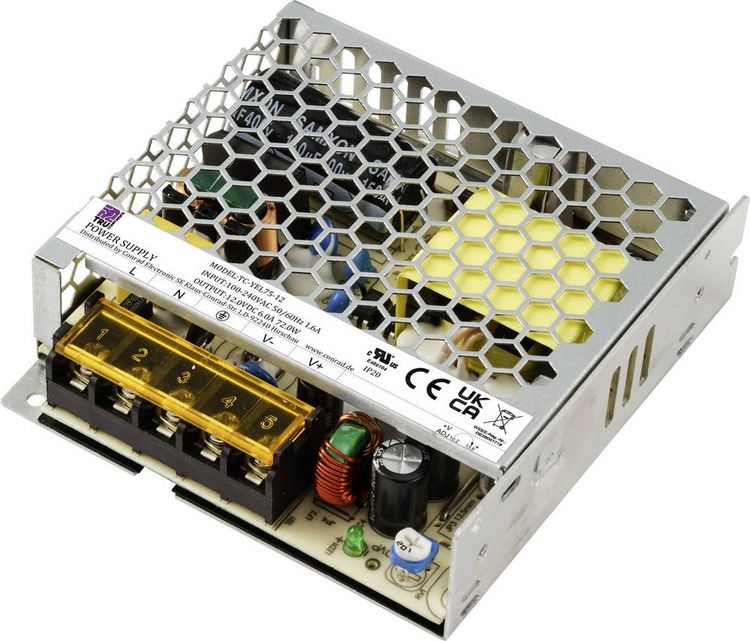 Produktbild: TRU COMPONENTS TC-13496728 Netzteil / Stromversorgung 12 V/DC 6A 72W