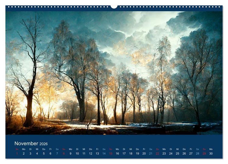 Produktbild: Das Geheimnis der Geduld (hochwertiger Premium Wandkalender 2026 DIN A2 quer), Kunstdruck in Hochglanz