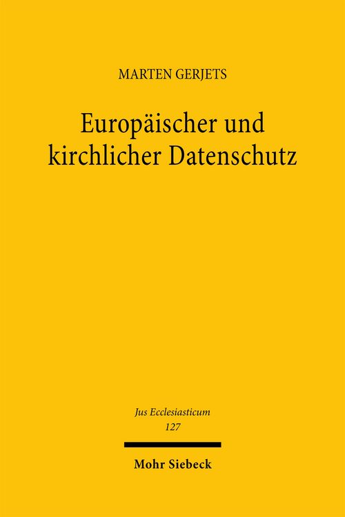 Produktbild: Europ&auml;ischer und kirchlicher Datenschutz