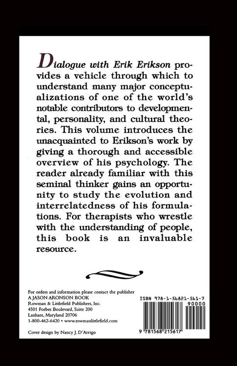 Produktbild: Dialogue with Erik Erikson