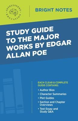Produktbild: Study Guide to the Major Works by Edgar Allan Poe
