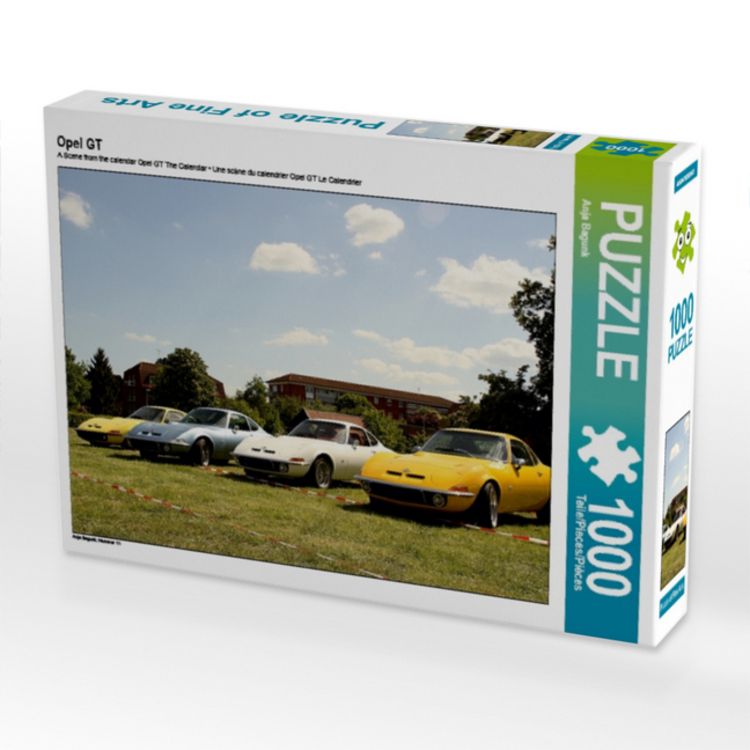 Produktbild: CALVENDO Puzzle Opel GT | 1000 Teile Lege-Gr&ouml;&szlig;e 64x48cm Foto-Puzzle f&uuml;r gl&uuml;ckliche Stunden