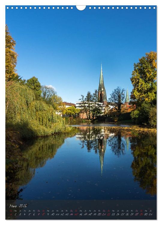 Produktbild: Oldenburg am Wasser (Wandkalender 2026 DIN A3 hoch), CALVENDO Monatskalender