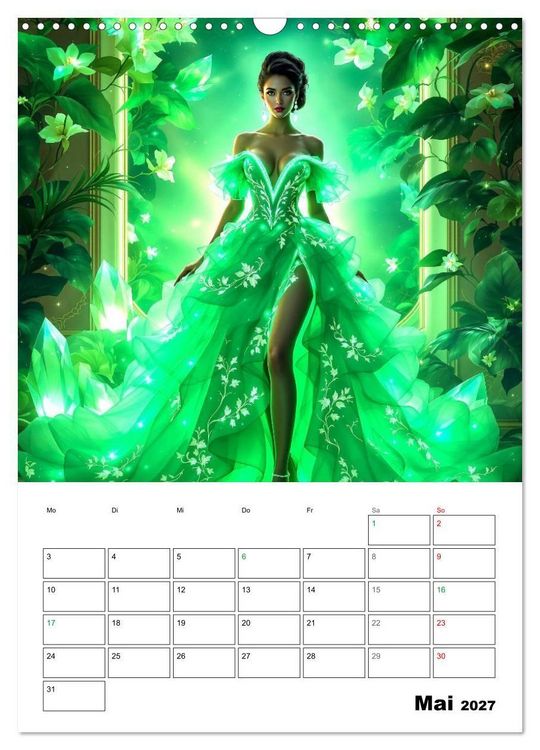Produktbild: Kleider aus Licht (Wandkalender 2027 DIN A3 hoch), CALVENDO Monatskalender