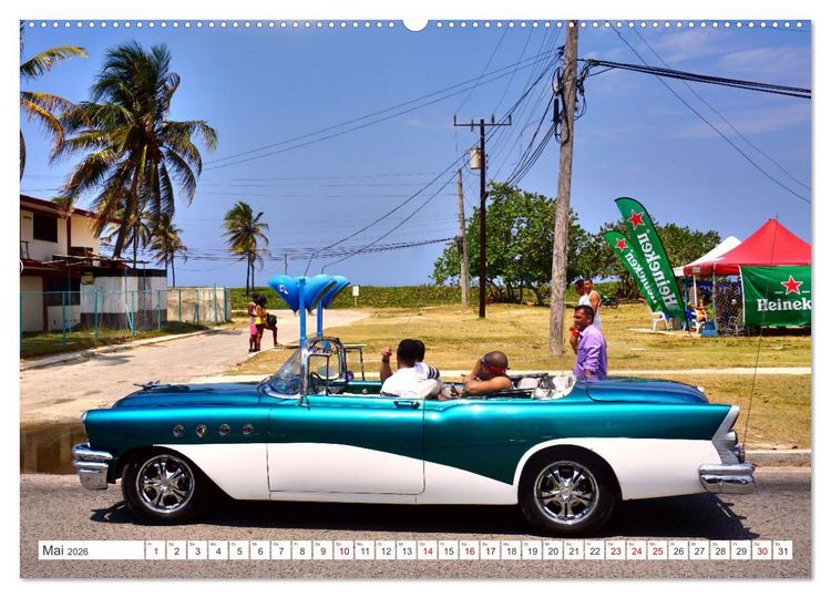 Produktbild: BUICK '55 - Mit 70 unterwegs in Kuba (Wandkalender 2026 DIN A2 quer), CALVENDO Monatskalender