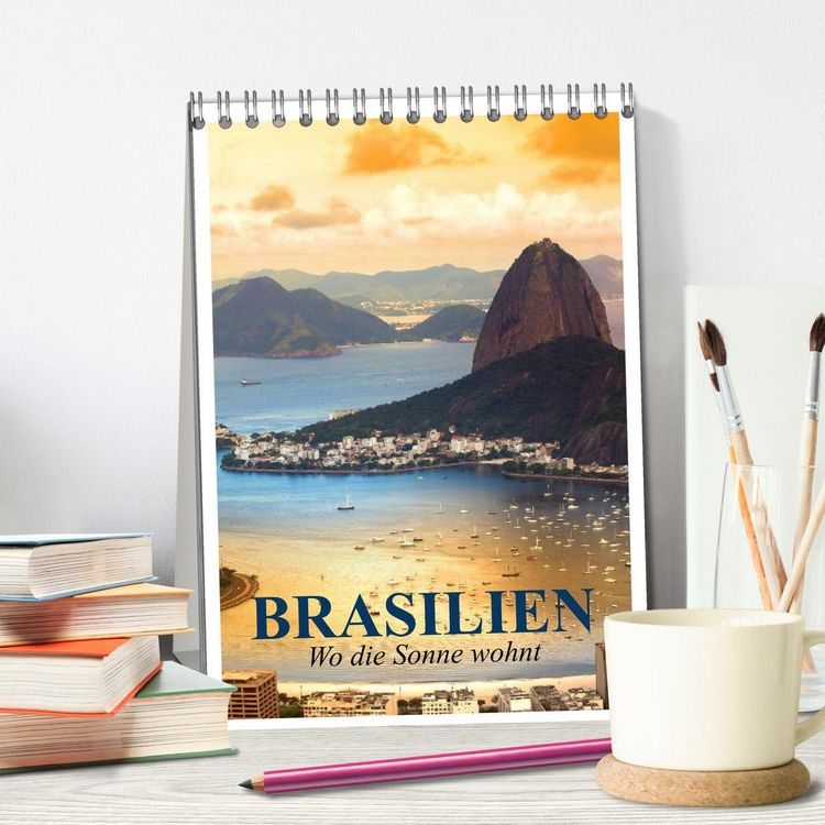Produktbild: Brasilien. Wo die Sonne wohnt (Tischkalender 2026 DIN A5 hoch), CALVENDO Monatskalender