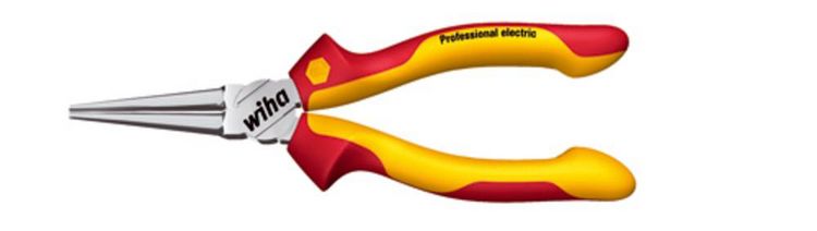 Produktbild: Wiha 26735 VDE Rundzange Gerade Werkzeugstahl 160mm