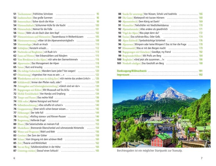 Produktbild: 101 Dinge, die ein Alpen&uuml;berquerer wissen muss