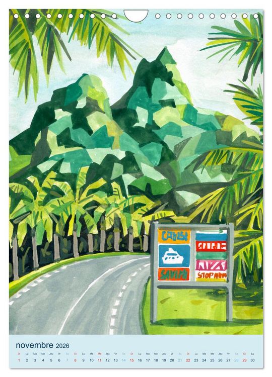 Produktbild: MERVEILLEUSE MOOR&Eacute;A (Calendrier mural 2026 DIN A4 horizontal), CALVENDO calendrier mensuel