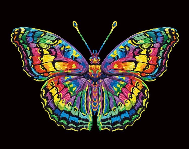 Produktbild: DIAMOND DOTZ - Diamond Painting Neon Schmetterling