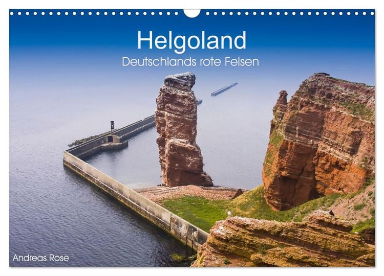 Produktbild: Helgoland,Deutschlands rote Felsen (Wandkalender 2027 DIN A3 quer), CALVENDO Monatskalender