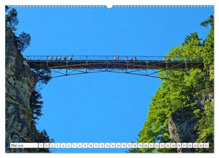 Produktbild: Wanderlust im Schwangau - Impressionen einer grandiosen bayerischen Landschaft (hochwertiger Premium Wandkalender 2026 DIN A2 quer), Kunstdruck in Hochglanz