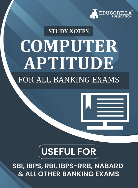 Produktbild: Computer Aptitude Topicwise Notes for All Banking Related Exams | A Complete Preparation Book for All Your Banking Exams with Solved MCQs | IBPS Clerk