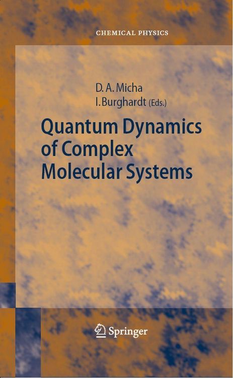 Produktbild: Quantum Dynamics of Complex Molecular Systems