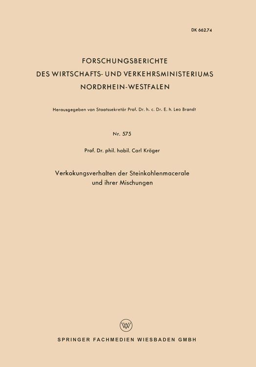 Produktbild: Verkokungsverhalten der Steinkohlenmacerale und ihrer Mischungen