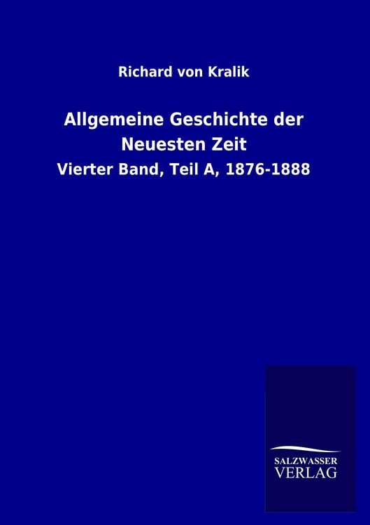 Produktbild: Allgemeine Geschichte der Neuesten Zeit