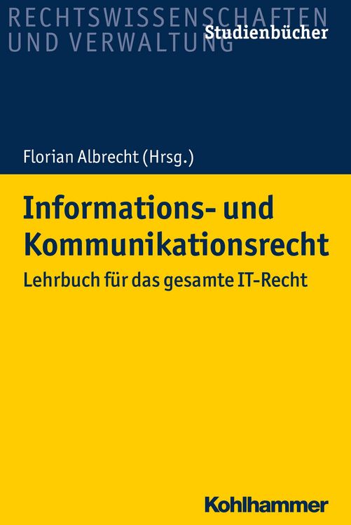 Produktbild: Informations- und Kommunikationsrecht