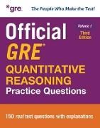 Produktbild: Official Gre Quantitative Reasoning Prac Quests Vol 1