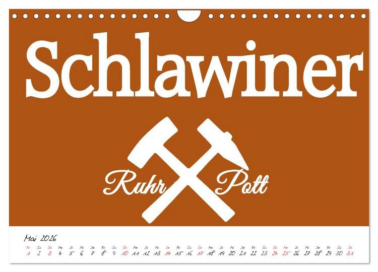 Produktbild: Ruhrpott Vokabeln (Wandkalender 2026 DIN A4 quer), CALVENDO Monatskalender