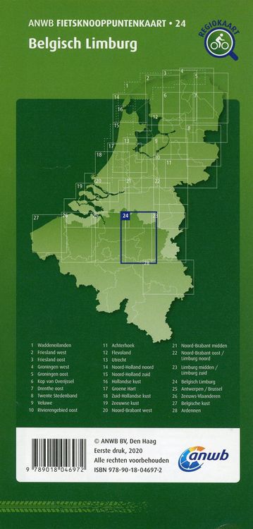 Produktbild: Belgisch Limburg (Hasselt / Turnhout) 1:100 000