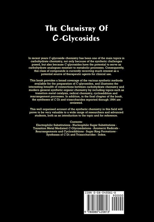 Produktbild: The Chemistry of "C"-Glycosides