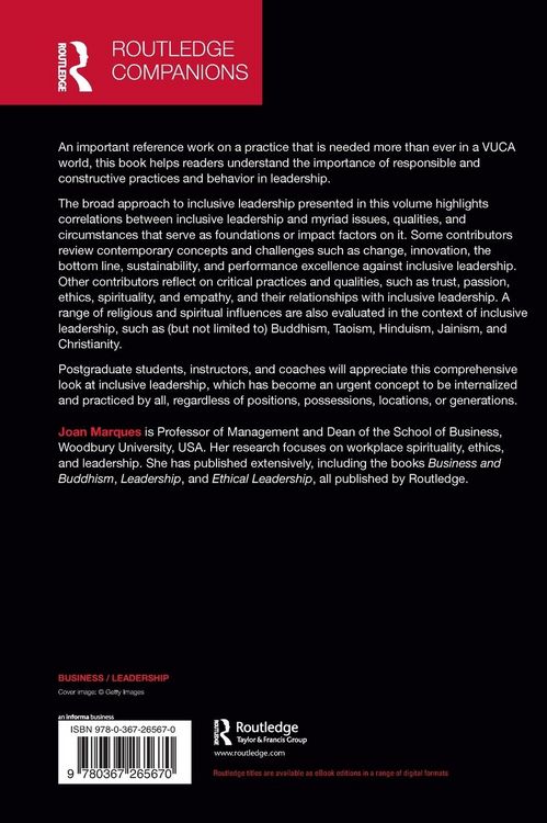 Produktbild: The Routledge Companion to Inclusive Leadership