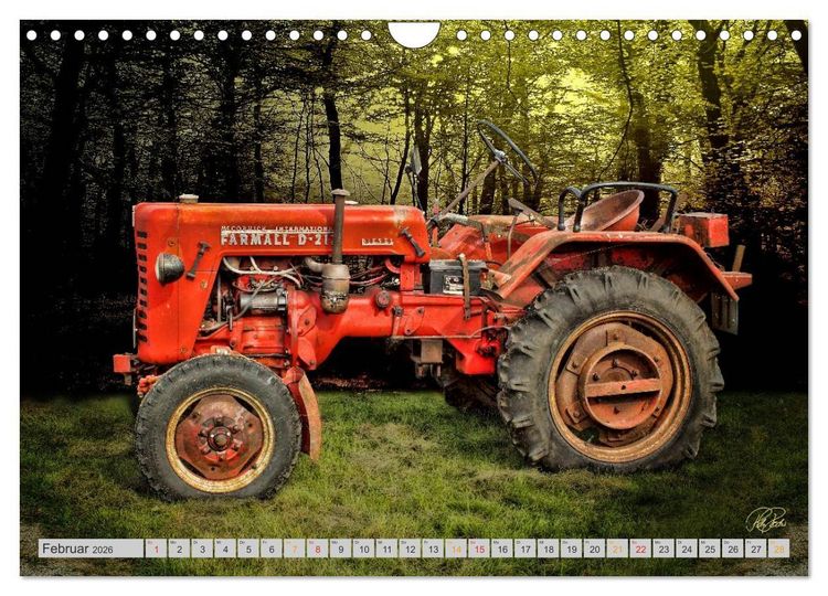 Produktbild: Geliebte Oldtimer Traktoren (Wandkalender 2026 DIN A4 quer), CALVENDO Monatskalender